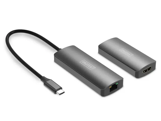 Digitus DS-55343 audio/video extender AV-zender & ontvanger Zwart