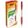 Balpen Bic Atlantis classic grip clic medium rood