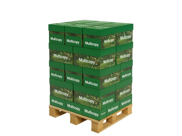 Kopieerpapier Multicopy A4 80 Gram 4-gaats wit Pallet