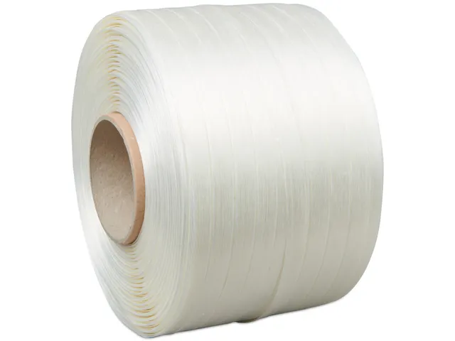 Feuillard de cerclage manuel Textile Blanc 13mmx500mm