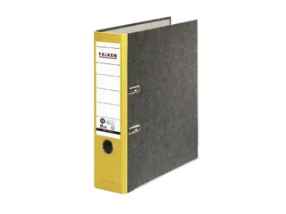 Ordner hfb recycled A4 8cm geel - 1