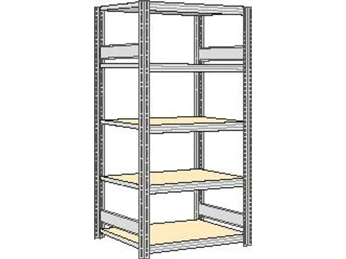 magazijnstelling,grondveld,HxBxD 2000x1061x626mm,vakl. 250kg