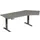 Elektrisch in hgte vst. hoekbureau,HxBxD 730-1230x2166x1130mm
