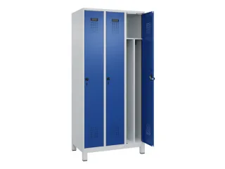 locker voor scheiding van kleding,HxBxD 1950x900x500mm,3vak - 1