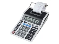 Calculator Rebell-PDC20-WB wit-zwart print
