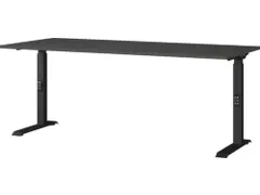 In hoogte verstelbaar bureau,HxBxD 680-910x1800x800mm,blad grafiet