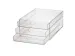 OUTLET Acryl Ladenblok A4 3 Laden Transparant