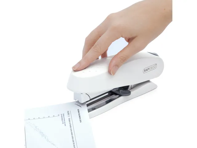 Agrafeuse Rapesco ECO Spinna Heavy Duty 50 feuilles blanches