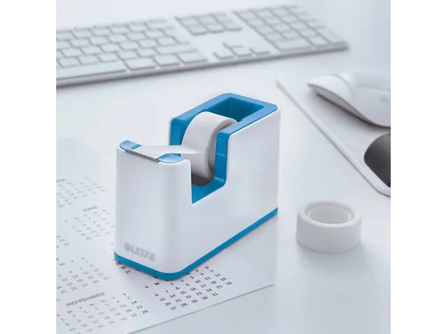 Plakbandhouder Leitz WOW wit/blauw