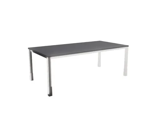 In hoogte verstelbaar bureau,HxBxD 720-840x2000x1000mm,CC-zwart