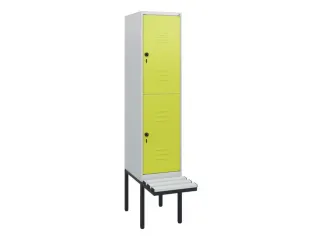 Dubbeldekse dekenkist,HxBxD 1950x400x815mm,1x2vak.,vak B 400mm - 1