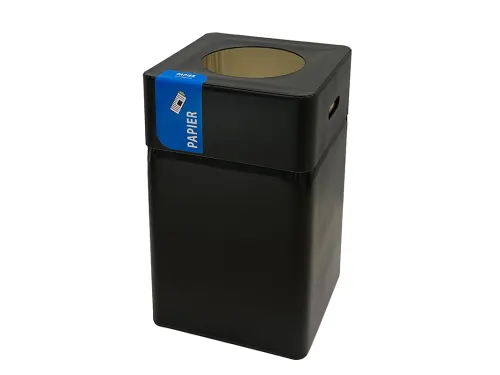 Afvalbak Blackline Papier 75 liter Zwart Papier