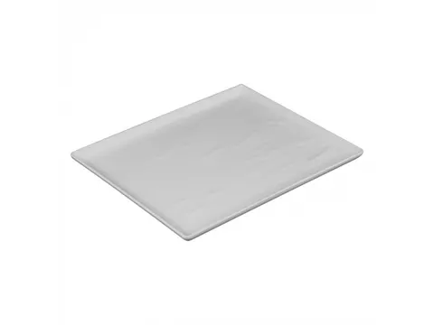 Schotel 32x26cm leisteen wit