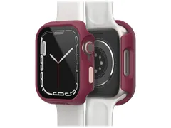 Case Eclipse Apple Watch Series 9/8/7 45mm bessen roze screenprotector