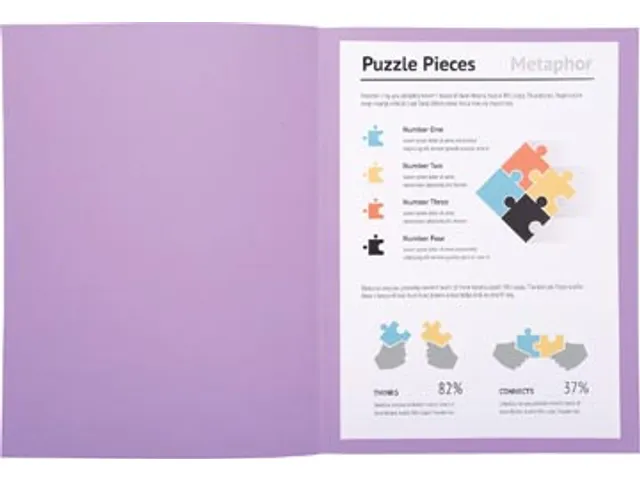 dossiermap Super 180 A4 100 stuks lila