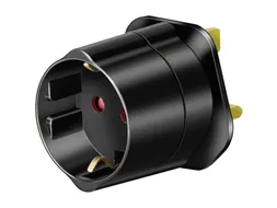 Reisstekker Brennenstuhl adapter GB/UK met aarding zwart