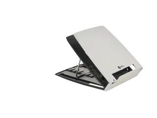 BNEQ330C BAKKER Ergo-Q 330 Circular notebook standaard lichtgrijs zwar - 1