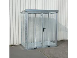 gasflessendepot,v. 32xØ 230mm fles,HxBxD 2260x2115x1155mm,m. deksel