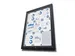 Vitrinekast mededelingenbord Outdoor 12xA4 met gasveer Zwart