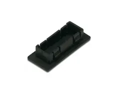 Blinde pluggen voor SC Duplex verpakking van 100 stuks Kunststof Zwart