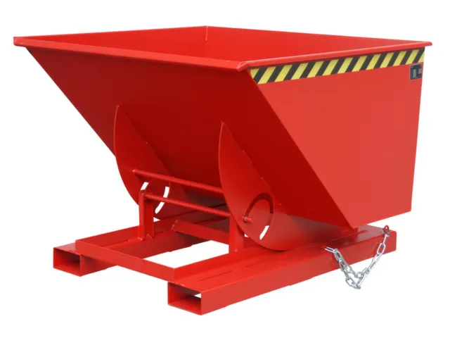 kiepbak,HxLxB 1070x1420x1560mm,1m³,draagverm. 1000kg,RAL3000