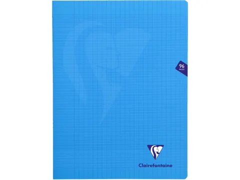 Schrift Mimesys A4+ 48 vel Seyès, kaft in PP Blauw