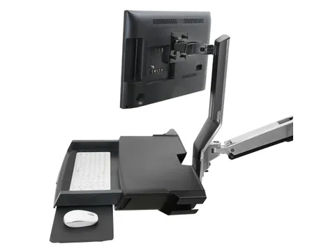 Ergotron SV Combo Wit PC Multimedia Standaard arm Muur