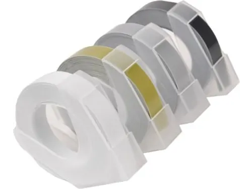 Tape Voor Lettertang 9 Mm Traditioneel 4 Kleuren