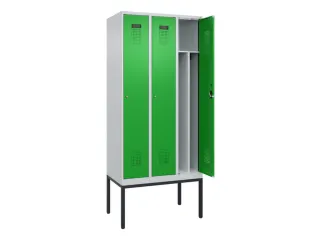 locker voor scheiding van kleding,HxBxD 2120x900x500mm,3vak - 1