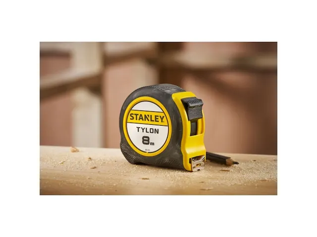 Tylon Rolmeter 25mm x 8m Met Broekklem