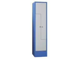 Z-garderobekast,HxBxD 1850x400x500mm,vak B 400mm,RAL7035,front RAL5010