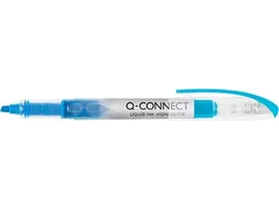 Q-connect Liquid Ink markeerstift Schuine punt Blauw