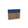 baliepaneel,v. bureau,aanbouw achter,B 1400mm,NT-cherry,BN6016-blauw