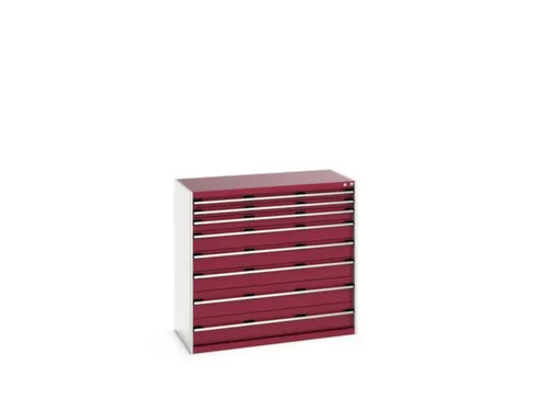 ladekast 1200x1300x650mm 8laden zware lasten RAL7035 front RAL3004