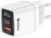 Sandberg 2in1 Charger 1xUSB-C 1x USB 35W Wit met display