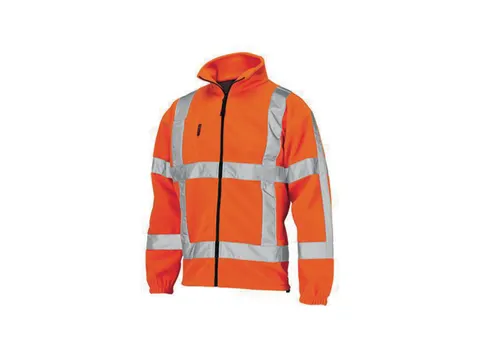 Intersafe Infra-line RWS fleece vest, fluo oranje, maat XL, per stuk