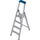 industriële ladder,eenzijdig,4treden m. R13-laag,treden met profiel