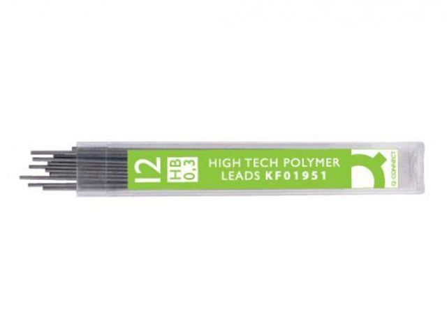 potloodstiften 0,3 mm HB etui van 12 stuks | PotlodenWinkel.nl
