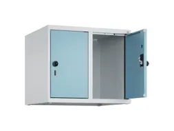 opzetkast,v. locker,2vak.,vak B 300mm,HxBxD 500x600x500mm,draaigrendel