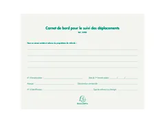 Carnet Suivi des déplacements