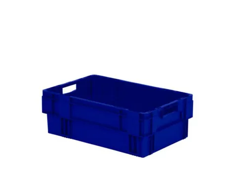 Euronorm Draaistapelbak Pp Hxlxb 210X600X400Mm 38L Blauw