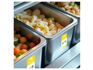 Etiket Avery HACCP dinsdag geel 25x25mm 1000 stuks - 3