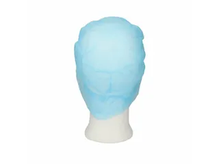 PPnw pet / klep en haaropvang, blauw 'snood cap' 1000 Stuks - 4