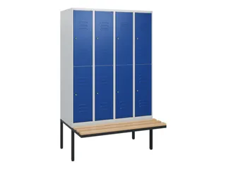 Dubbeldekse dekenkist,HxBxD 1950x1200x815mm,4x2vak.,vak B 300mm - 1