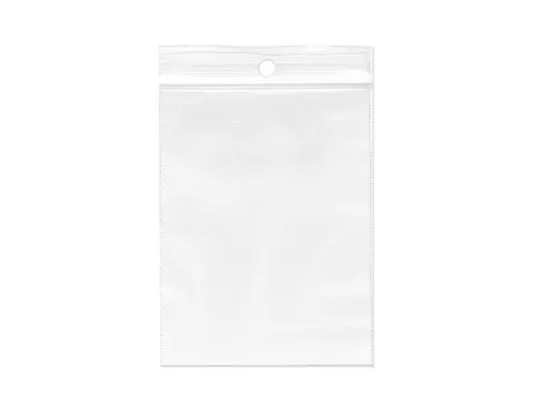 Gripsealzak 160x250mm Transparant 50 micron ldpe 5mm ophanggat