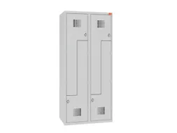Z-garderobekast,HxBxD 1800x800x500mm,draaigrendel,romp RAL7035