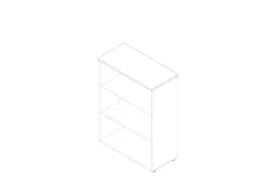 kantoorstelling,HxBxD 1232x900x450mm,2xhouten vloer,3ordnerhoogtes