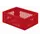 Euronorm-stapelbak 15l 175x400x300mm Wanden/bodem Opengewerkt Rood