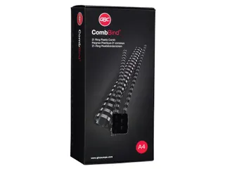 Bindrug GBC 12mm 21-rings A4 zwart 100stuks - 6