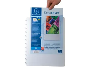 Showalbum Kreacover PP ring 40 tas wit - 2